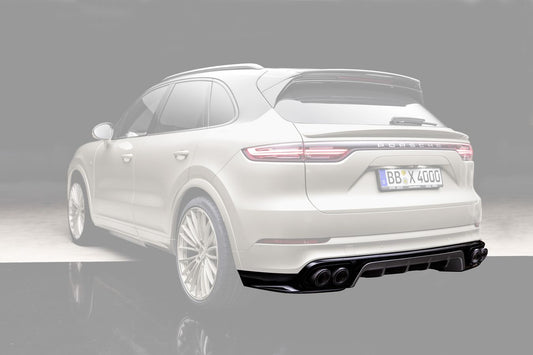TECHART Rear Apron lower part I incl. Diffusor for E3.1 (9YA/B) Cayenne up to MY23