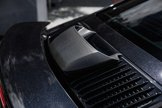 TECHART Carbon Rear Air Intake Hood for 991.2 Turbo(S) from MY17