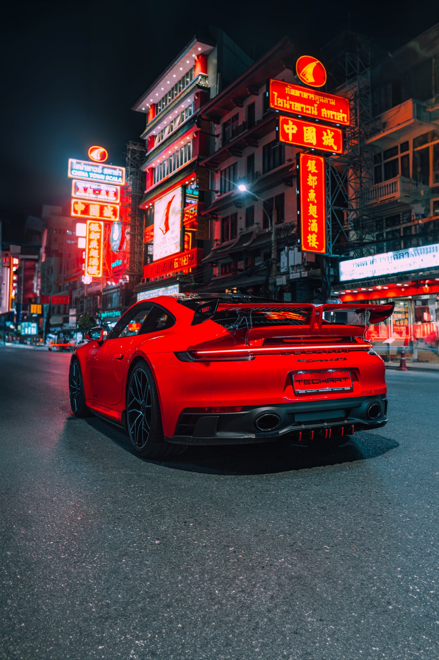 TECHART Diffusor for 992.1 Carrera up to MY2024