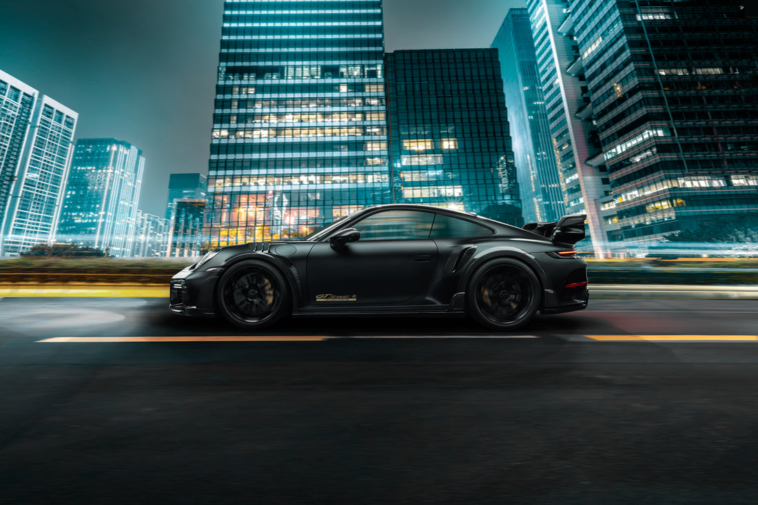 THE MONOCHROME; TECHART presents a Special Model Celebrating 50 Years of Porsche Turbo Engines.
