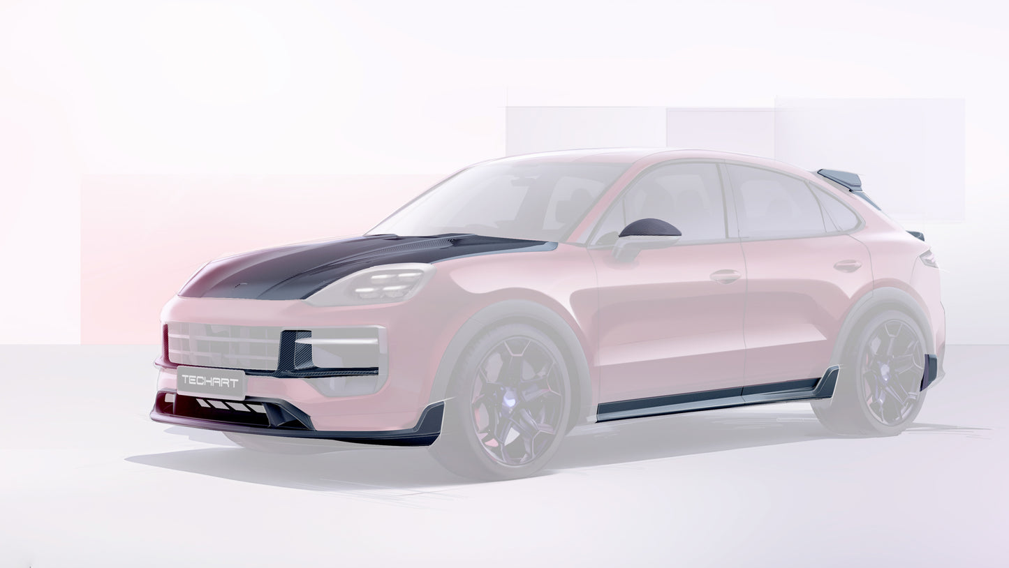 TECHART Front Spoiler I for E3.2 Cayenne all Sport Design / Turbo from MY24